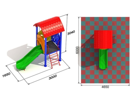 Детская площадка Малютка 1.1 оптом, фото 3
