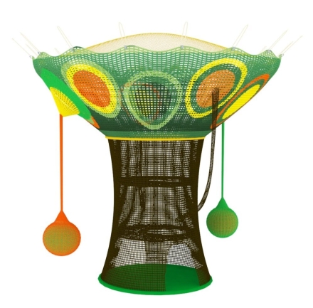 Вязаный лабиринт &quot;Дерево&quot; 3x2,5 м оптом, фото 1