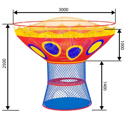 Вязаный лабиринт &quot;Дерево&quot; 3x2,5 м оптом, фото 3
