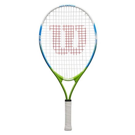 Ракетка б/т Wilson US OPEN 23, арт. WRT20320U, для детей 7-8 лет,алюминий,со струнами, сине-зеленый оптом, фото 1