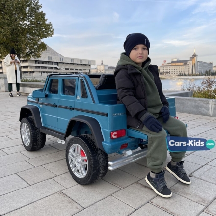 Электромобиль Mercedes-Benz Maybach G650 AMG 4WD синий оптом, фото 9