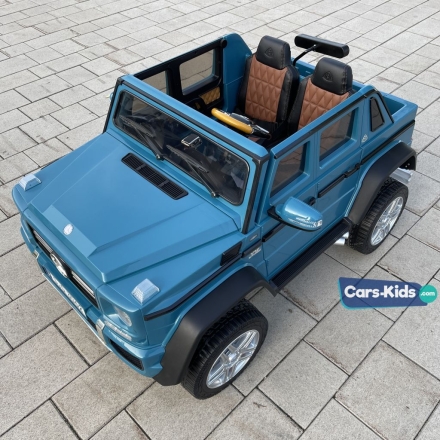 Электромобиль Mercedes-Benz Maybach G650 AMG 4WD синий оптом, фото 8