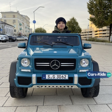 Электромобиль Mercedes-Benz Maybach G650 AMG 4WD синий оптом, фото 5