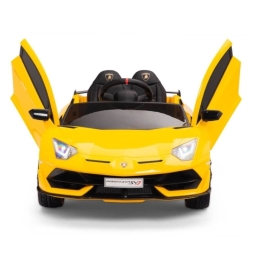 Электромобиль Lamborghini Aventador SVJ 12V HL328 желтый, фото 2