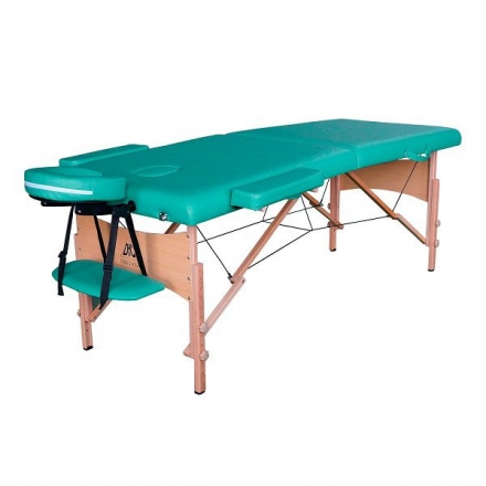 Массажный стол DFC NIRVANA, Relax, дерев. ножки, цвет зеленый (Green) оптом, фото 1