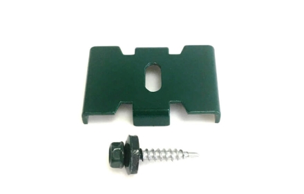 Комплект крепежа №3.1-УГ АВ 80х80х1,5 (Хомут угловой 80х80х1,5 (2шт) и вкладыш (2шт) + болт М6х25 меб (2шт) + гайка М6а/в (2шт) + шайба С6 (2шт)) оптом, фото 1