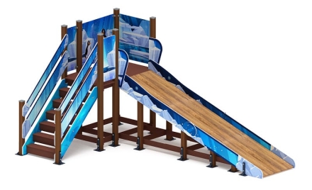 Горка Зима (снежная королева) (под анкера) - ИО 49.01.01-14.И1 - Н=1500 оптом, фото 1