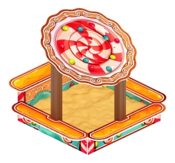 Песочница с навесом Ромашка (Пряничный домик) - ИО 5.01.16-03, фото 2 Песочница с навесом Ромашка (Пряничный домик) - ИО 5.01.16-03, фото 2