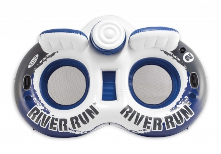 58837EU Надувной двух местный круг с ручками и кулером &quot;RIVER RUN 2&quot; 243х157 см оптом, фото 1