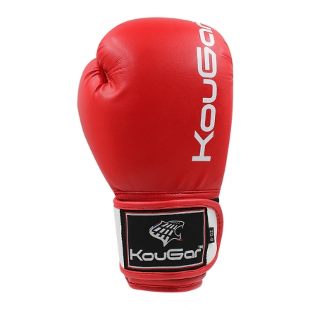 Перчатки боксерские KouGar KO200-10, 10oz, красный оптом, фото 8