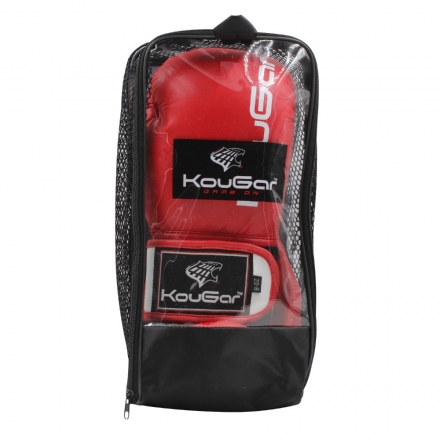Перчатки боксерские KouGar KO200-10, 10oz, красный оптом, фото 7