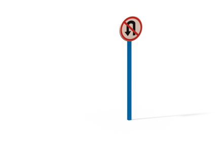 ДОУ 6.10 Знак Разворот запрещен оптом, фото 1