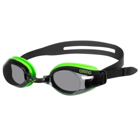 Очки для плав. &quot;ARENA Zoom X-Fit&quot;, арт.9240456, ДЫМЧАТЫЕ линзы, регулир.перенос., зеленая оправа оптом, фото 1