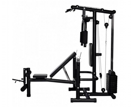 Силовой комплекс со скамьей DFC Homegym (три короба + два груза) оптом, фото 3