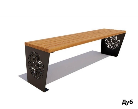 Банкетка Индия, Лиственница 1,5 м оптом, фото 3