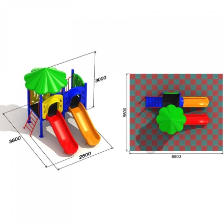 Детская площадка Лимпопо 2.3.2 оптом, фото 3