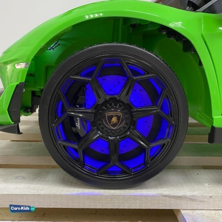 Электромобиль Lamborghini Aventador SVJ A333MP зеленый оптом, фото 12