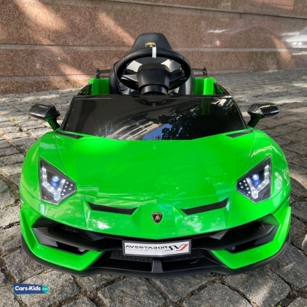 Электромобиль Lamborghini Aventador SVJ A333MP зеленый оптом, фото 8