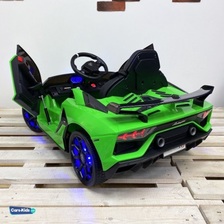 Электромобиль Lamborghini Aventador SVJ A333MP зеленый оптом, фото 7