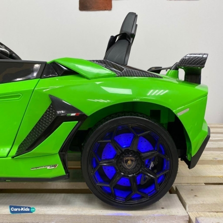 Электромобиль Lamborghini Aventador SVJ A333MP зеленый оптом, фото 6