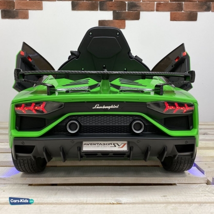 Электромобиль Lamborghini Aventador SVJ A333MP зеленый оптом, фото 2