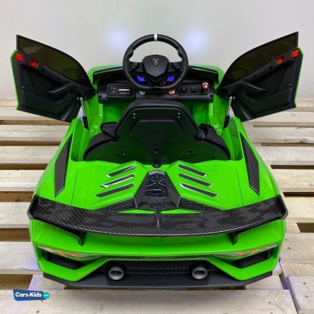 Электромобиль Lamborghini Aventador SVJ A333MP зеленый оптом, фото 3