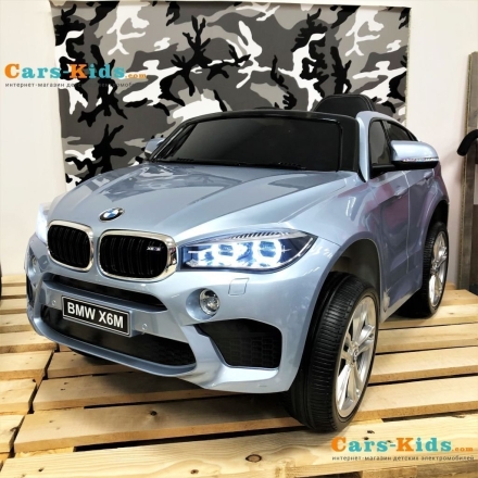 Электромобиль BMW X6M Mini JJ2199 серебристый оптом, фото 1