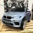 Электромобиль BMW X6M Mini JJ2199 серебристый оптом