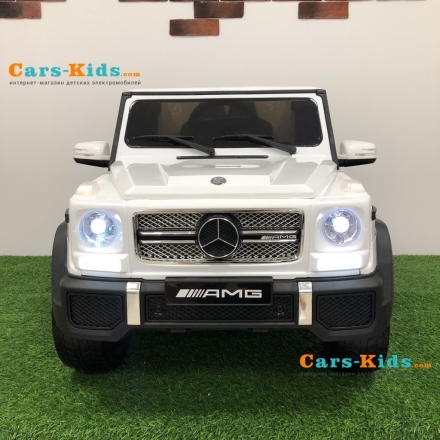 Электромобиль Mercedes-Benz G65 AMG 4WD белый оптом, фото 5