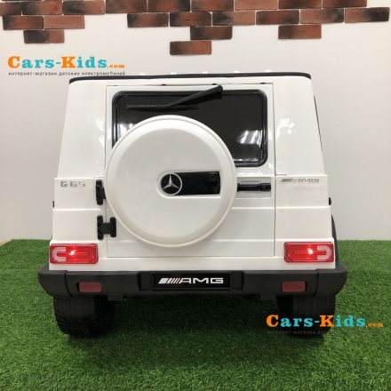 Электромобиль Mercedes-Benz G65 AMG 4WD белый оптом, фото 4