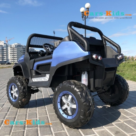 Электромобиль Mercedes-Benz Unimog Concept P555BP 4WD синий оптом, фото 4