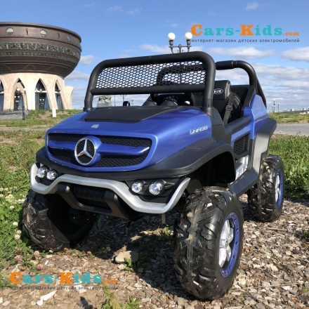 Электромобиль Mercedes-Benz Unimog Concept P555BP 4WD синий оптом, фото 2