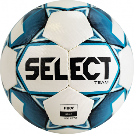 Мяч футб. &quot;SELECT Team IMS&quot; арт. 815419-020, р.5, IMS, 32 пан, гл.ПУ,  руч.сш., бел-син оптом, фото 1