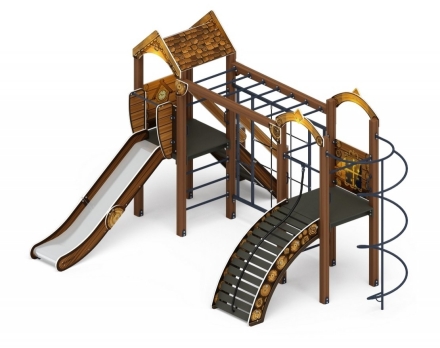 Детская игровая площадка Рада Эко ДИК 2.01.2.07-02 H=1200 оптом, фото 1