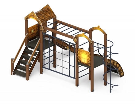 Детская игровая площадка Рада Эко ДИК 2.01.2.07-02 H=1200 оптом, фото 3