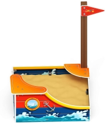 Песочница средняя Кораблик (Морской стиль) - ИО 5.03.01-01, фото 1 Песочница средняя Кораблик (Морской стиль) - ИО 5.03.01-01, фото 1