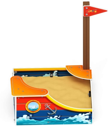 Песочница средняя Кораблик (Морской стиль) - ИО 5.03.01-01 оптом, фото 1