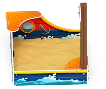 Песочница средняя Кораблик (Морской стиль) - ИО 5.03.01-01 оптом, фото 2