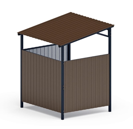 Навес контейнерной площадки для мусора (1 секция) МФ 55.02.03.1-02 оптом, фото 2