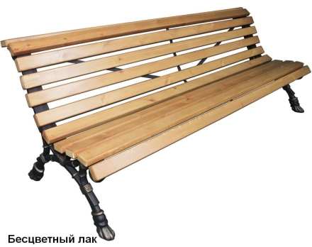 Скамейка парковая Европа, Сосна 0,6 м оптом, фото 1