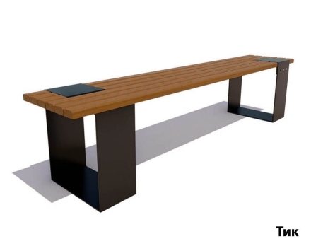 Парковая скамейка Цюрих, Лиственница 1,8 м оптом, фото 3