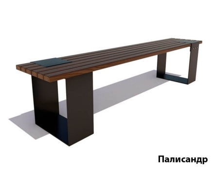 Парковая скамейка Цюрих, Лиственница 1,8 м оптом, фото 4