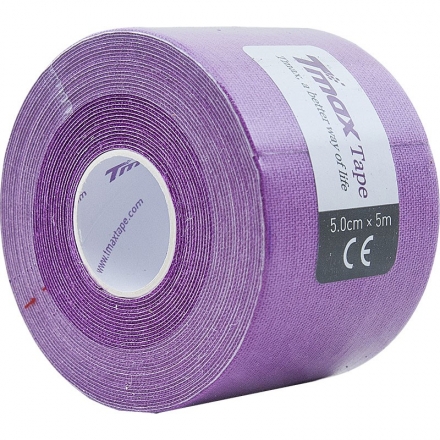 Тейп кинезиологический Tmax Extra Sticky Lavender (5 см x 5 м), арт. 423198, фиолетовый оптом, фото 1