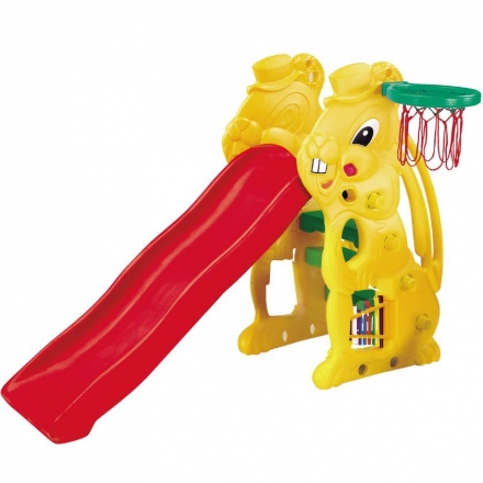 Горка Ching-Ching SL-07 Заяц+ баскетбольное кольцо оптом, фото 1