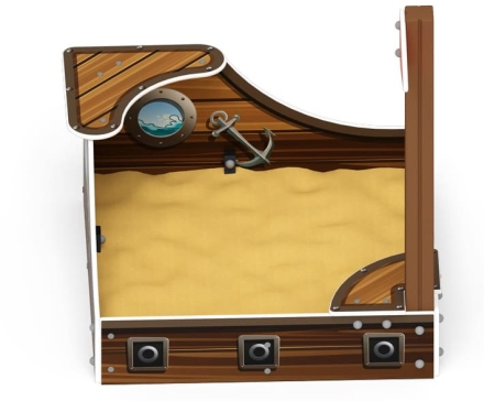 Песочница средняя Кораблик - ИО 5.03.01-02 оптом, фото 4