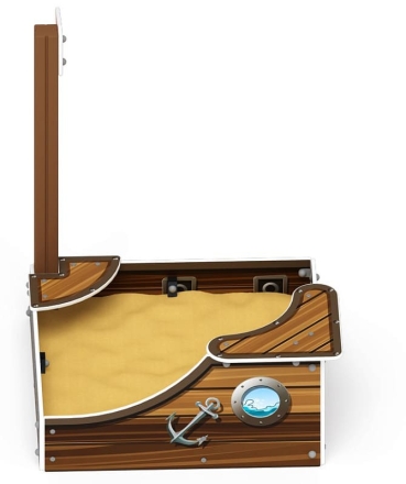 Песочница средняя Кораблик - ИО 5.03.01-02 оптом, фото 3