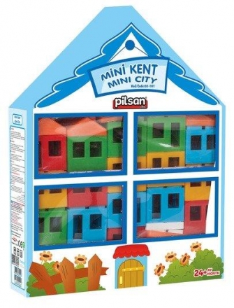 Дом-конструктор из 32 деталей Pilsan Mini City (03-100) оптом, фото 2