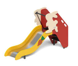 Детская горка Зайка ГР-05 H=650 для игровой площадки, фото 1