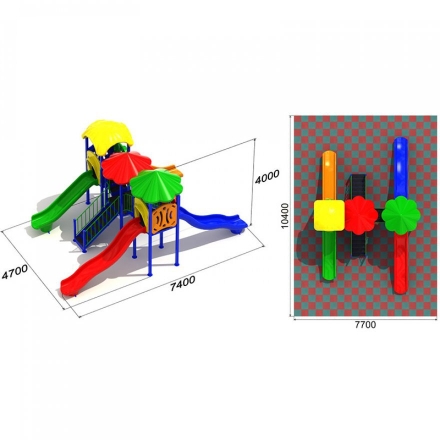 Игровая площадка Холмы 3.3 оптом, фото 3