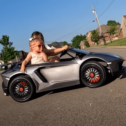 Электромобиль Lamborghini Aventador 24V A8803 серый оптом, фото 1